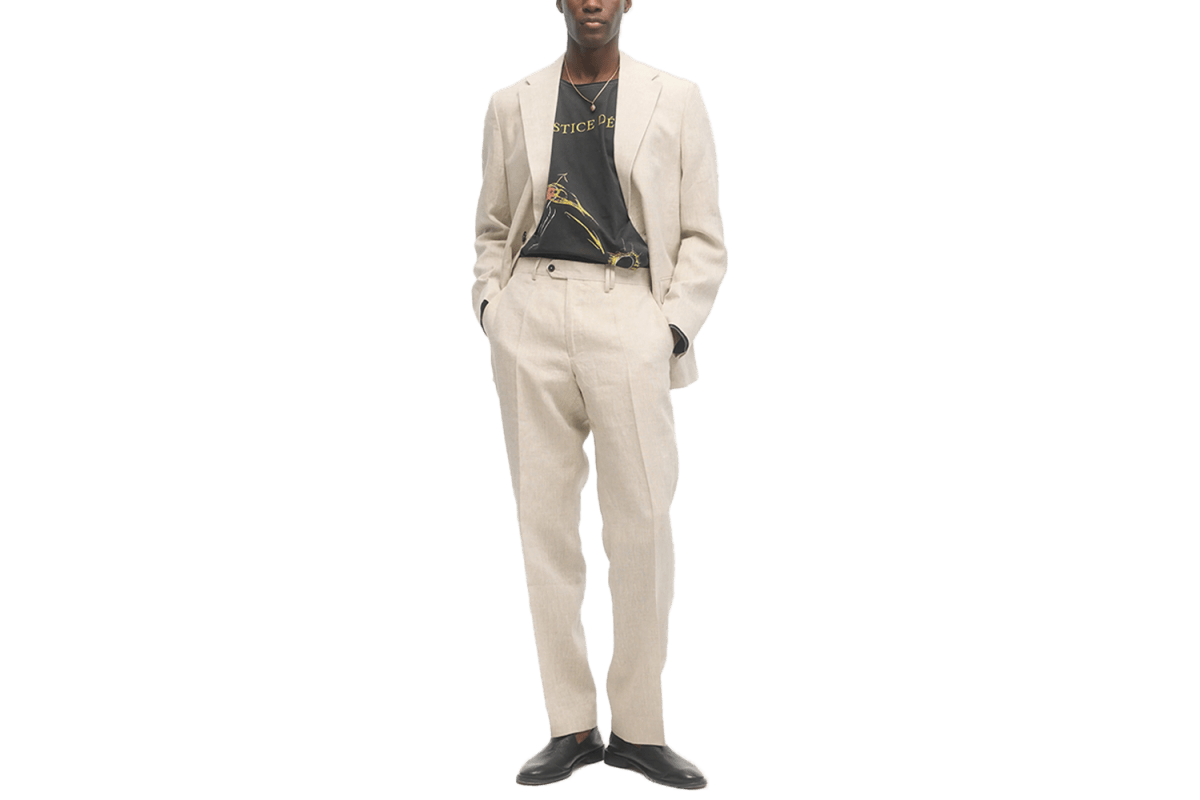 École de Pensée Pure Linen Single Breasted Blazer