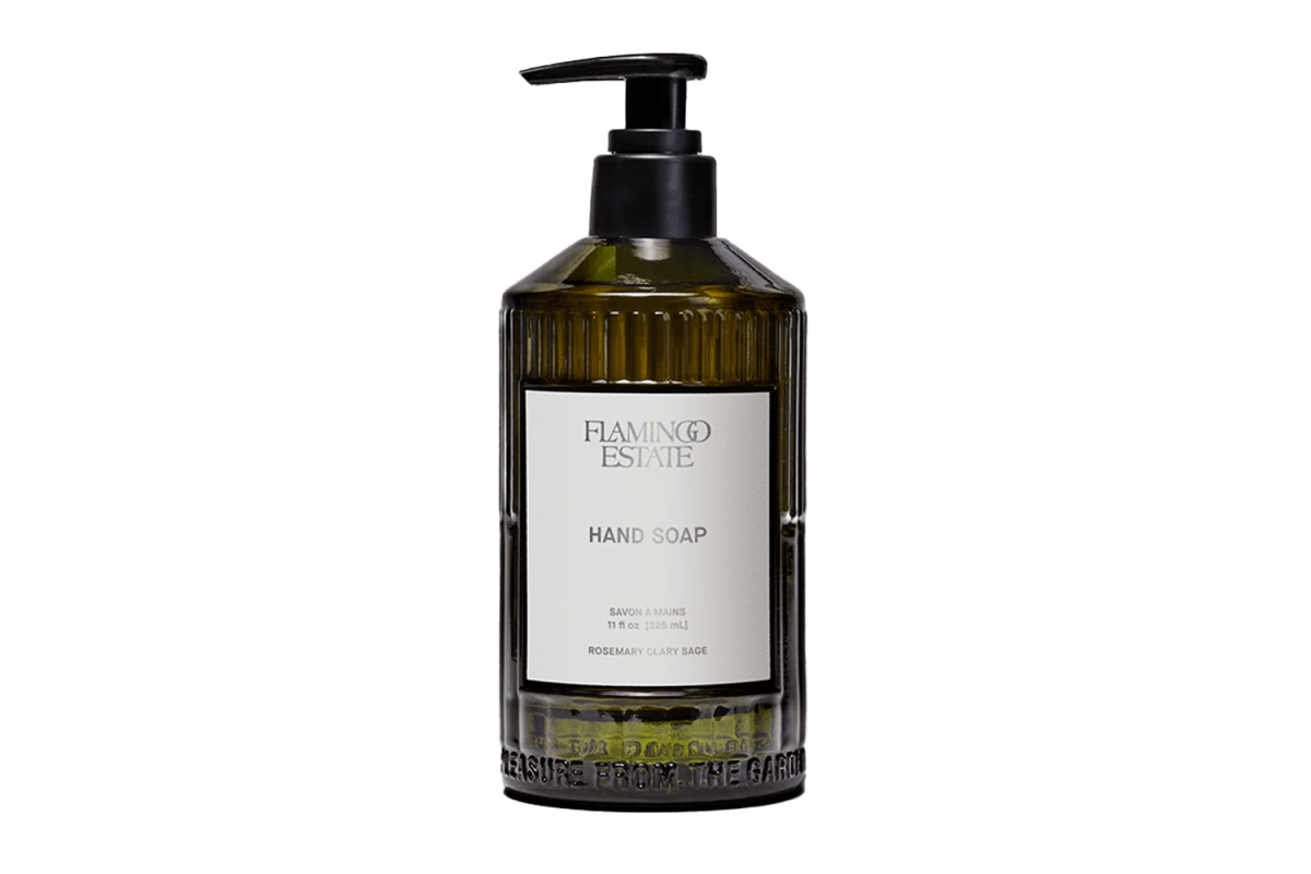 Flamingo Estate Rosemary Clary Sage Glass Hand Soap