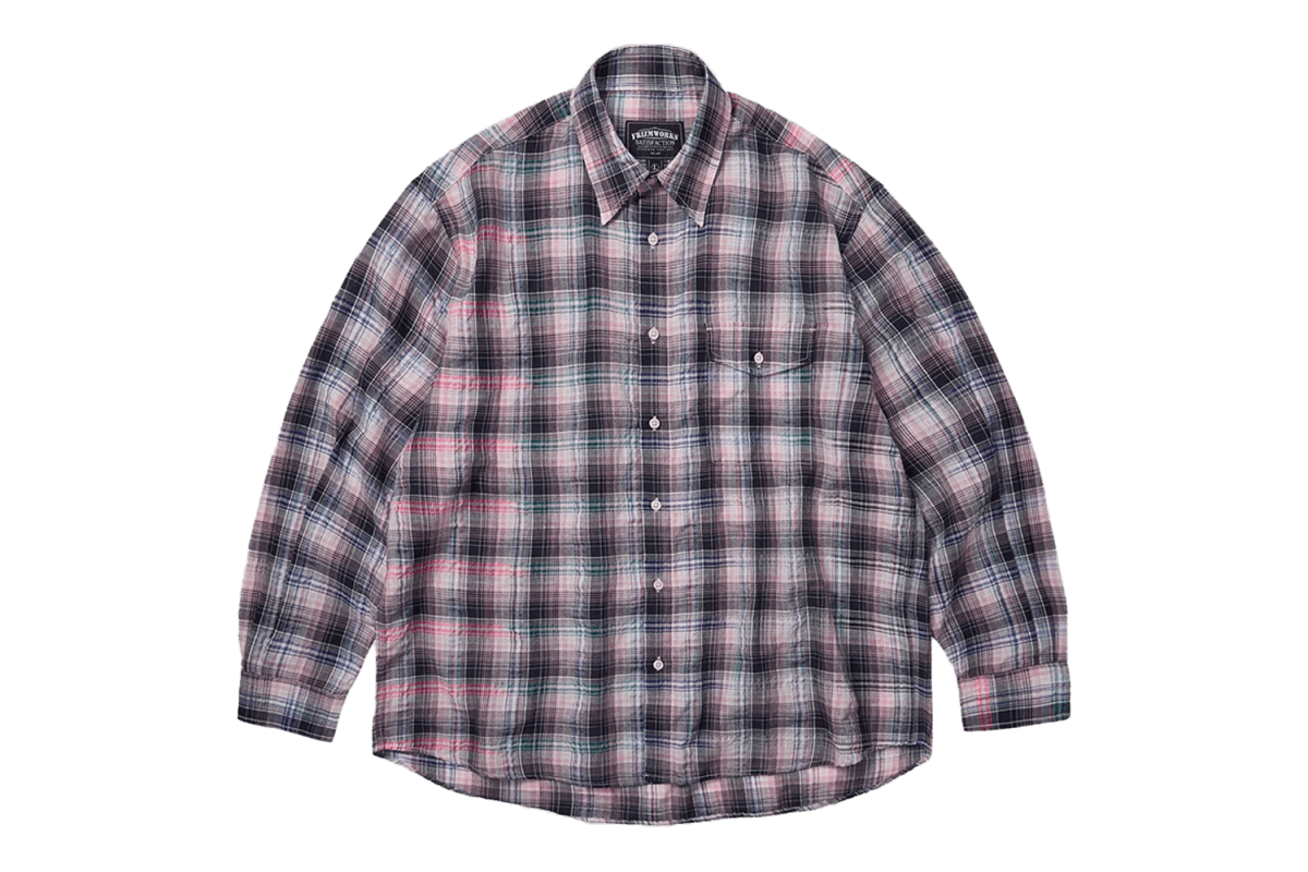 FRIZMWORKS Uneven Checked Shirt