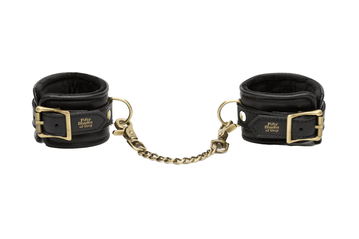 Fifty Shades of Grey Bound to You Faux Leather Wrist Cuffs