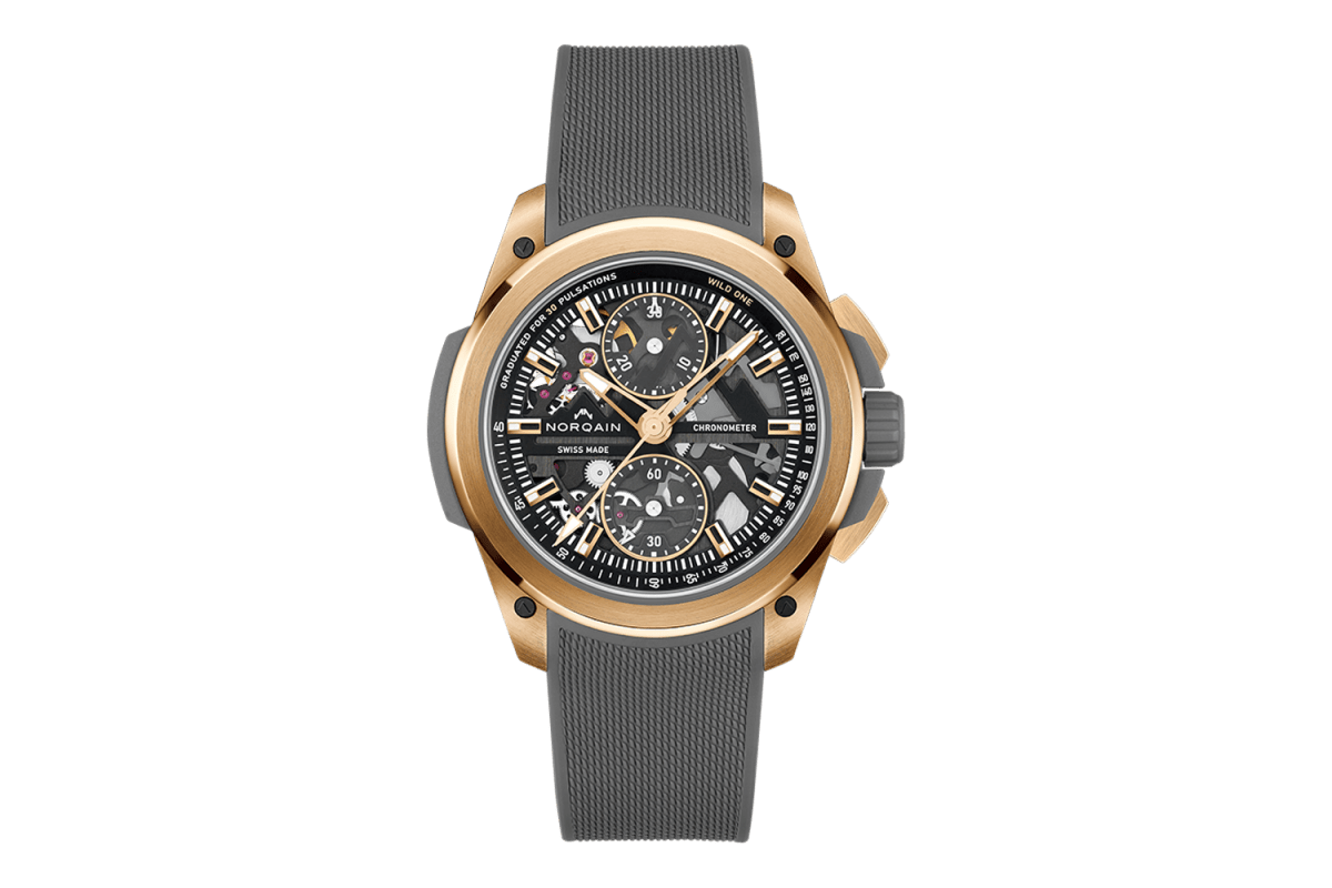 Norqain Wild One Skeleton Chrono Red Gold