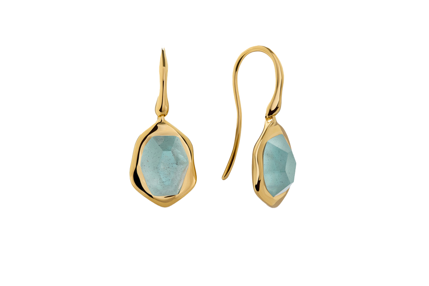 Monica Vinader Odyssey Gemstone Wire Earrings