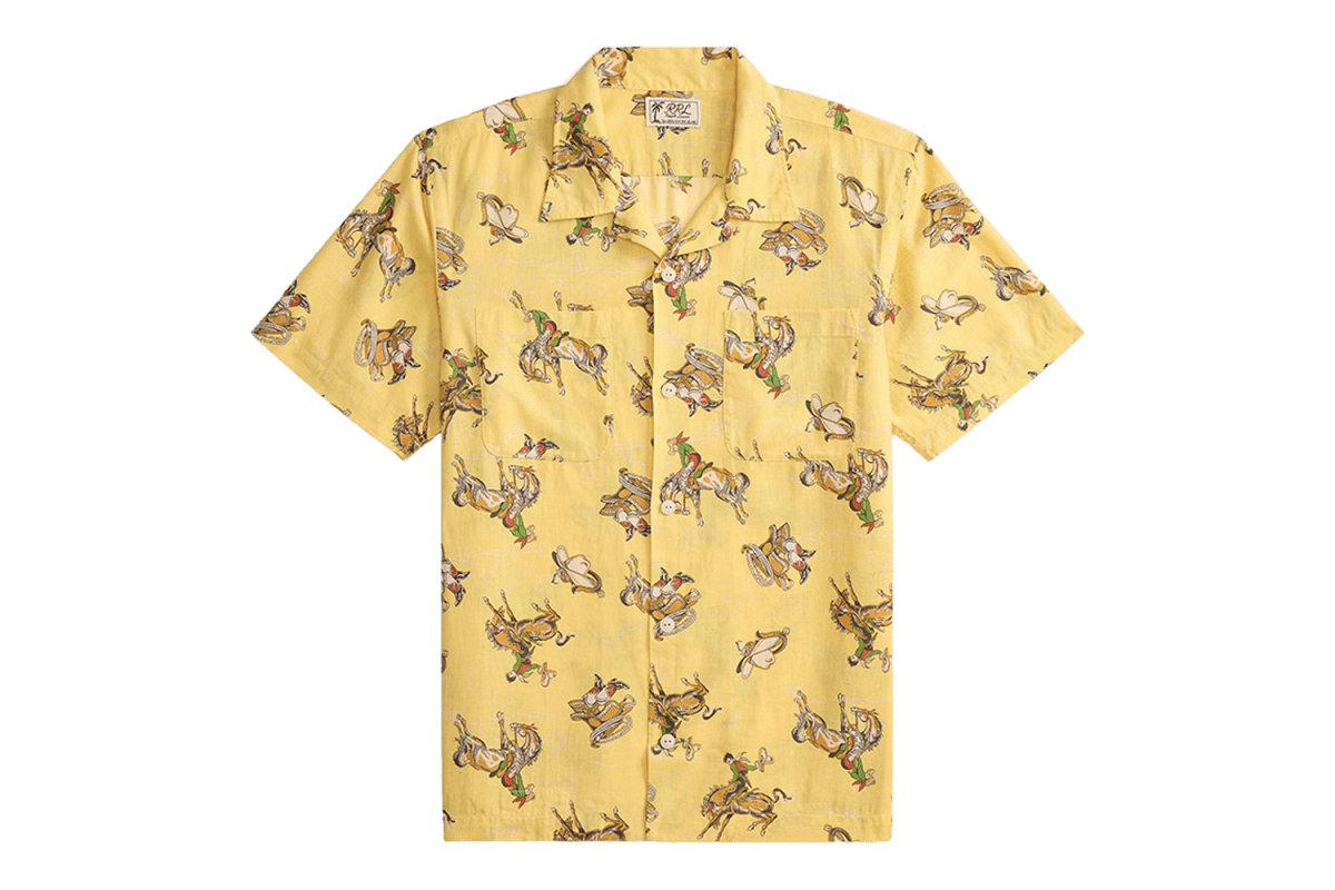 RRL Short Sleeve Camp Shirt