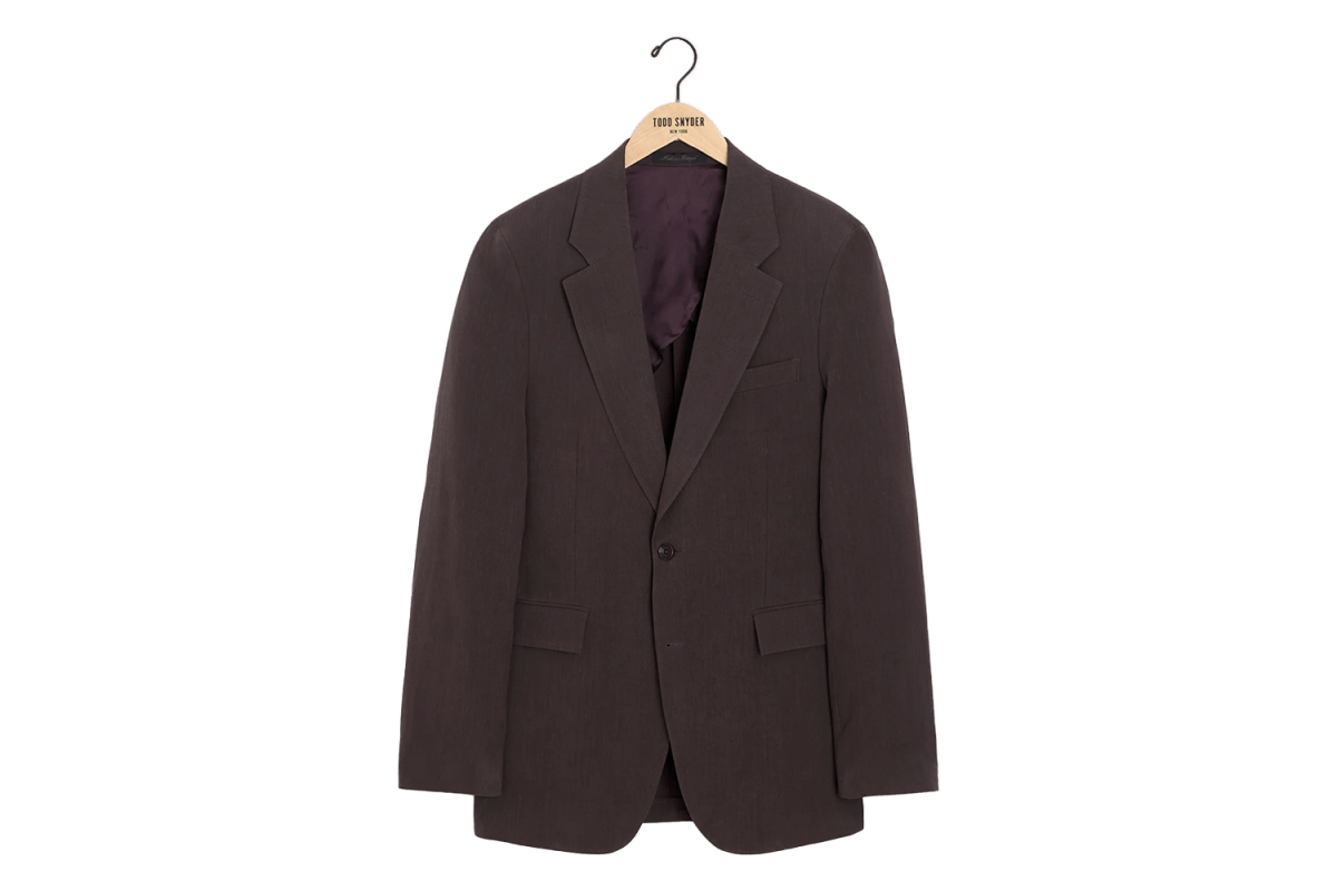 Todd Snyder Italian Sueded Linen Sutton Jacket