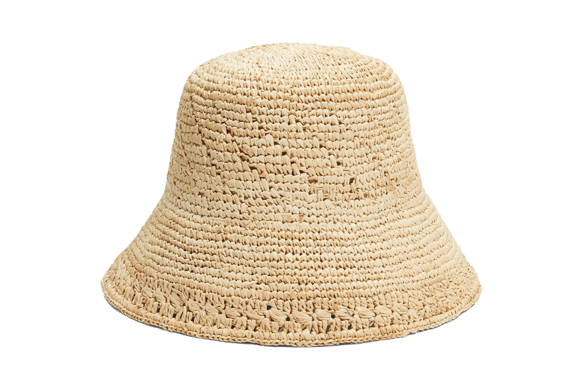Vince Straw Bucket Hat