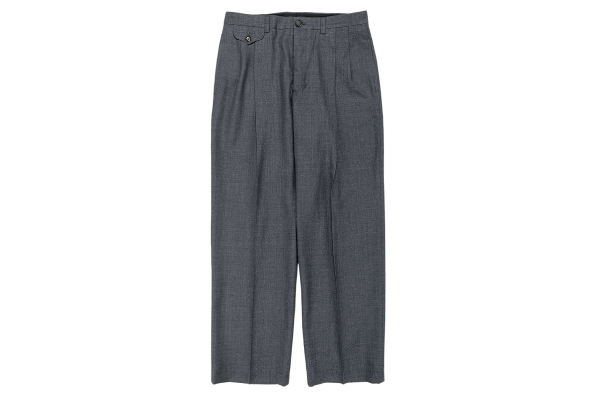 Wanze Double-Pleated Merino Wool Trousers
