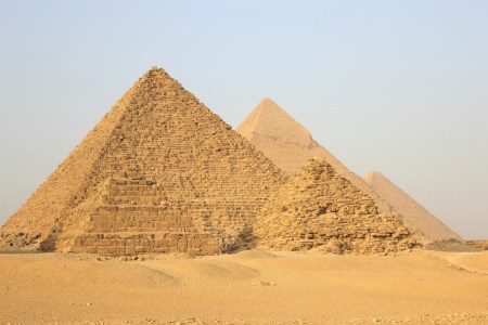 Pyramids in the desert