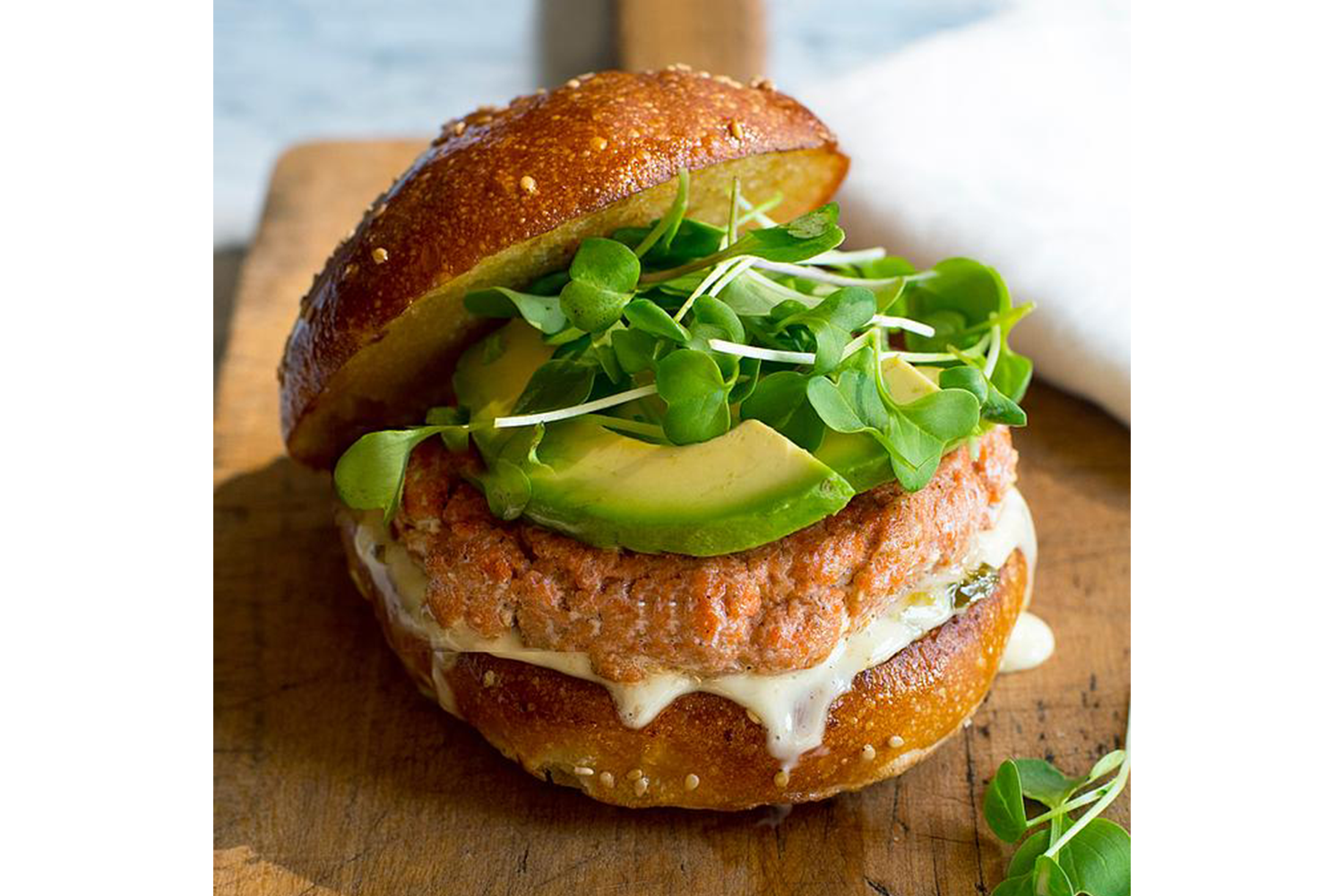 Wild Sockeye Salmon Burgers