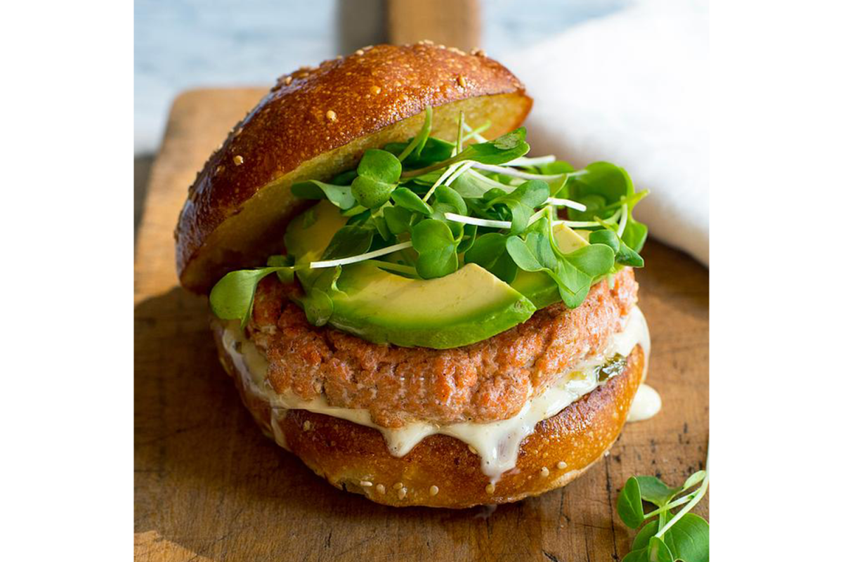 Wild Sockeye Salmon Burgers