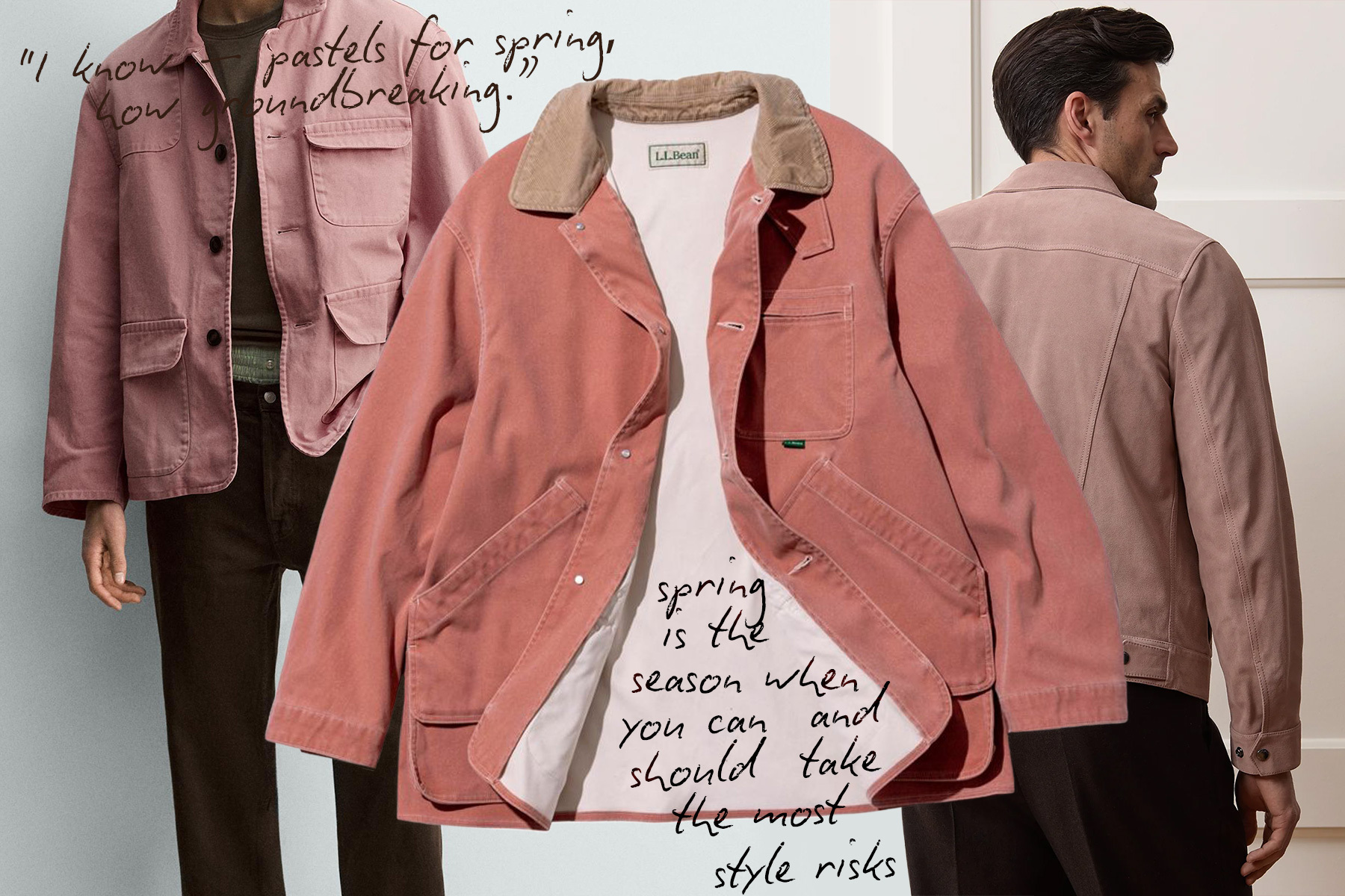 Pink jackets