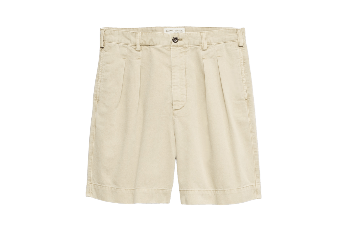 Banana Republic Archive Reissue 8″ Pleated Short