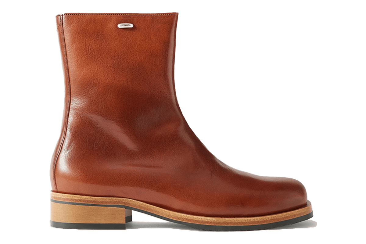 Our Legacy Camion Glossed-Leather Boots