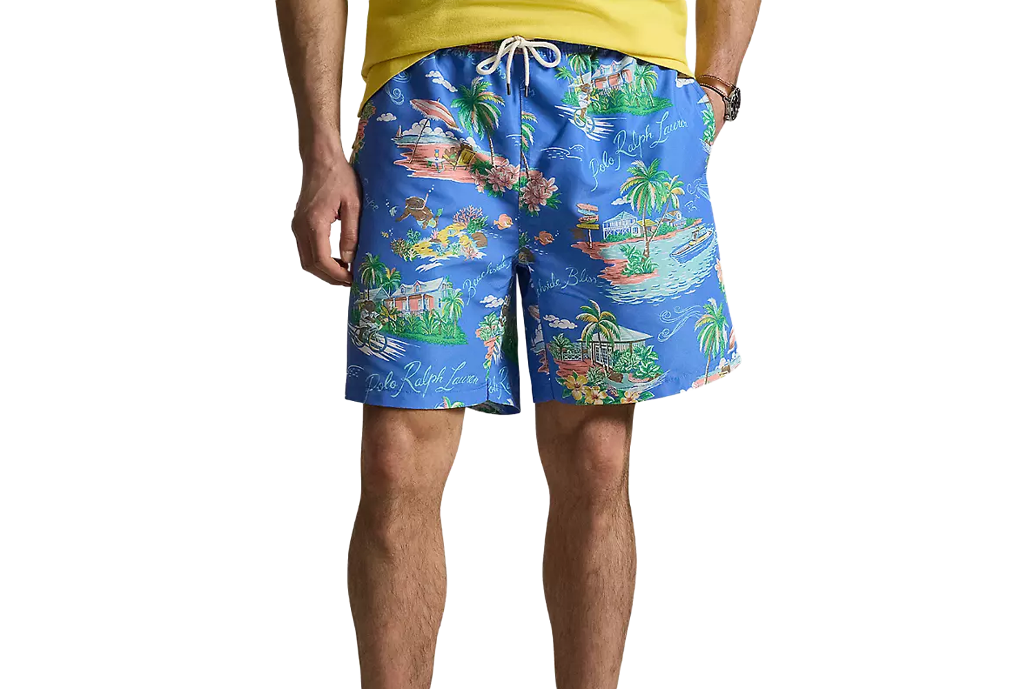 Polo Ralph Lauren Bahamas Bear Traveler Swim Trunks