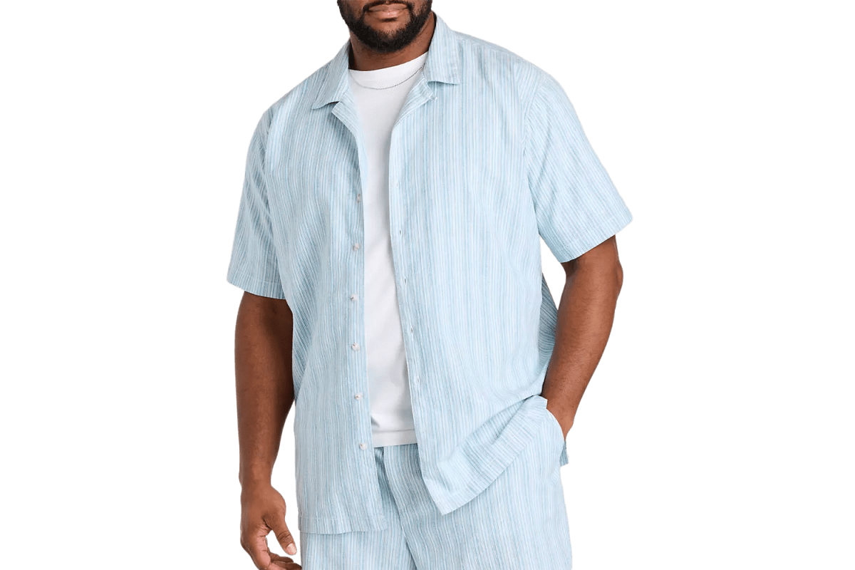 Oak Hill Striped Cabana Camp Shirt