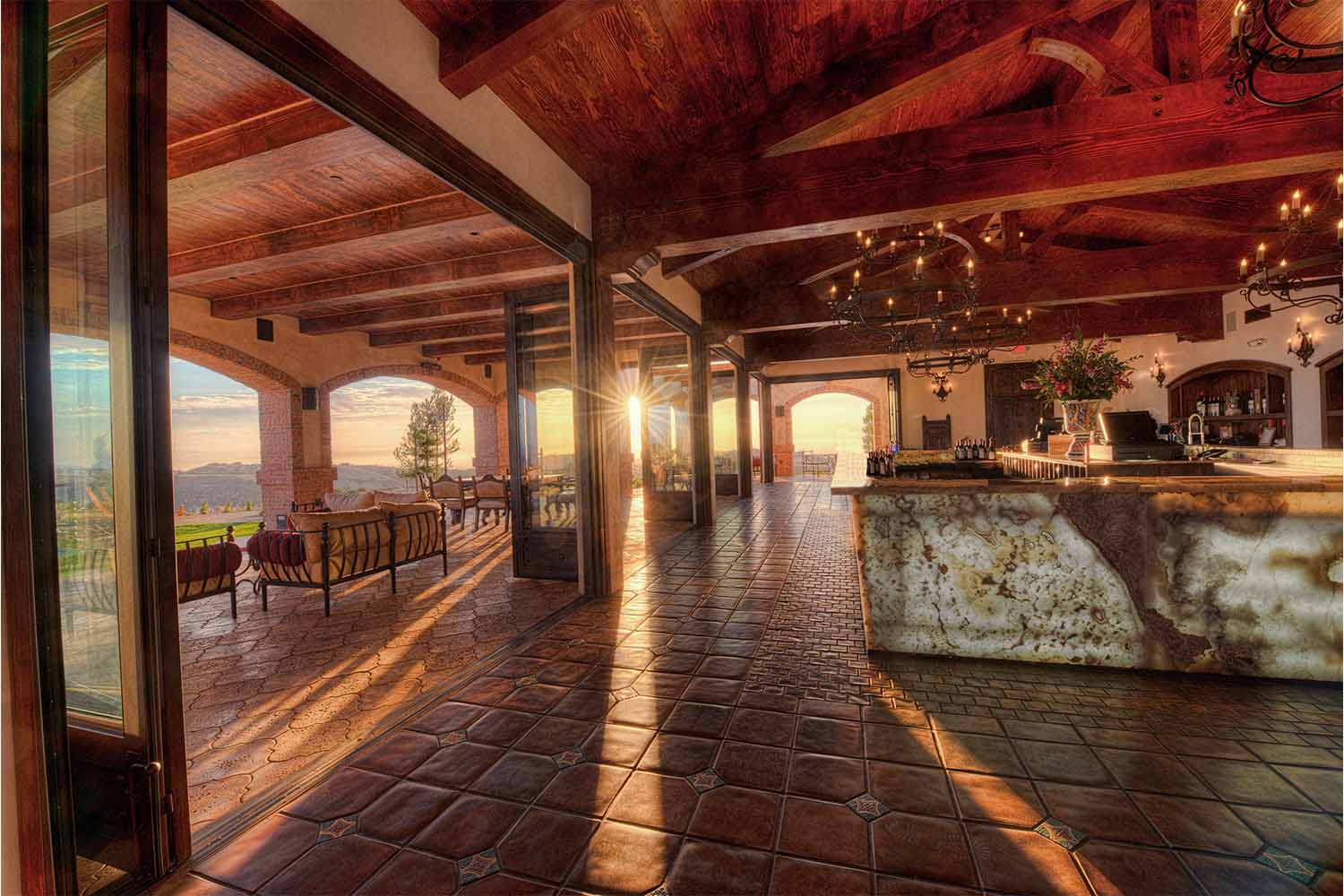 Daou Vineyards tasting room interior