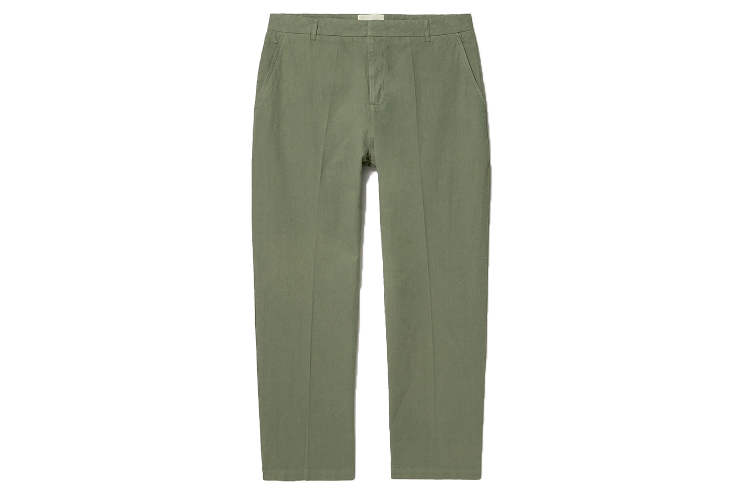 Folk Lunar Linen-Cotton Suit Trousers