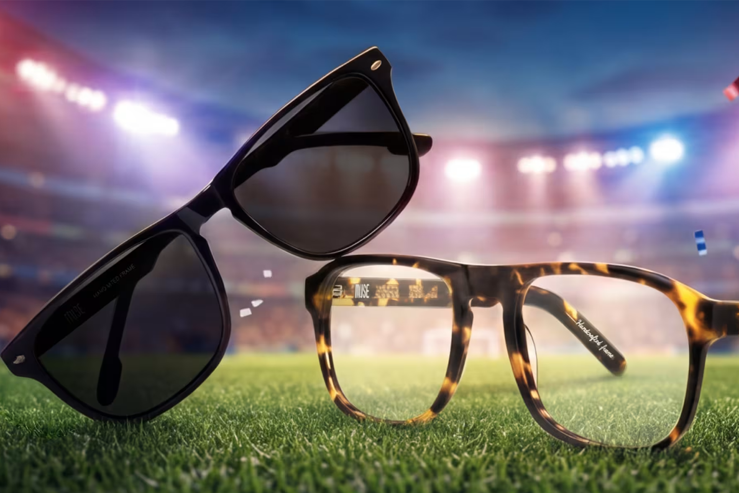 In honor of the World Cup, score big on shades and frames.