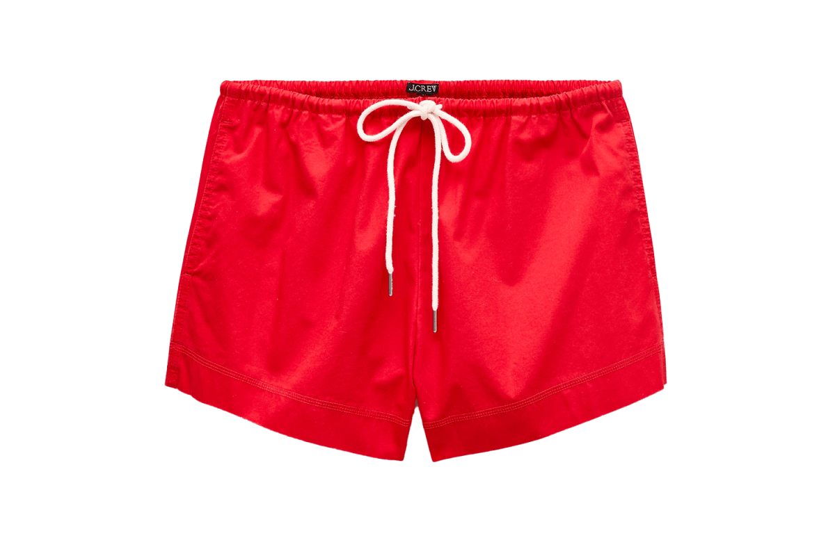 J.Crew Cruise Drawstring Short in Cotton Poplin