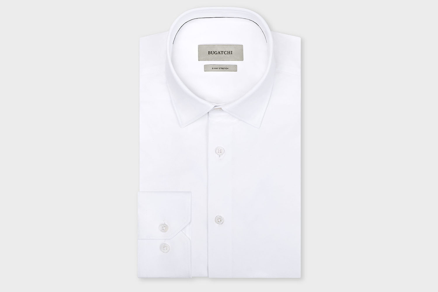 BUGATCHI James Solid OoohCotton<strong>®</strong> Shirt