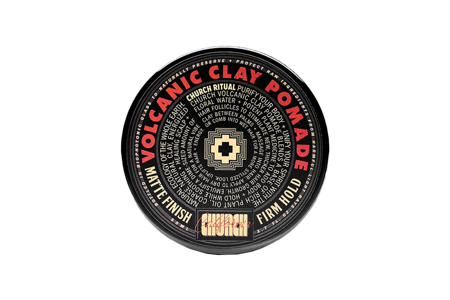 Church California Volcanic Clay Pomade