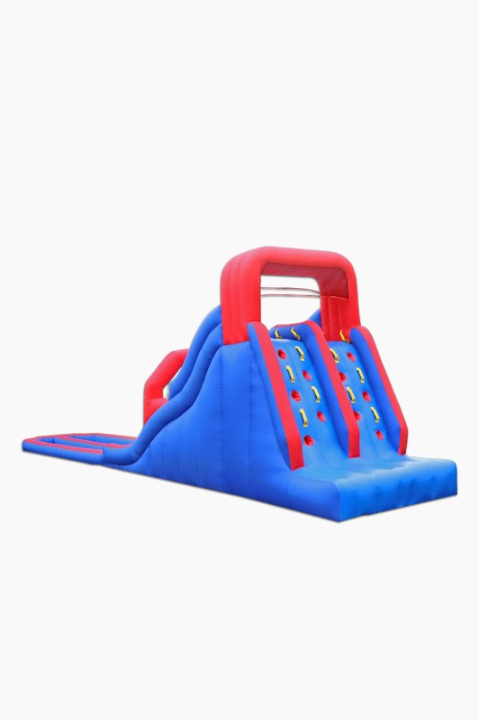 Dual Splash Inflatable Water Racing Slide