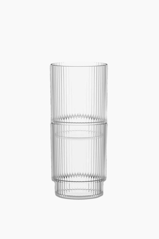 Shatterproof 12oz Fluted Tumblers