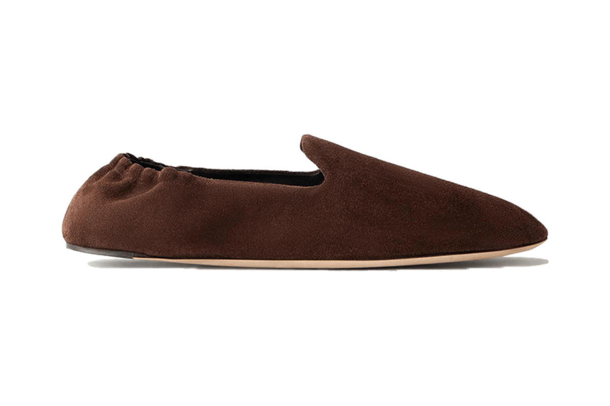 The Row Casa Suede Slippers
