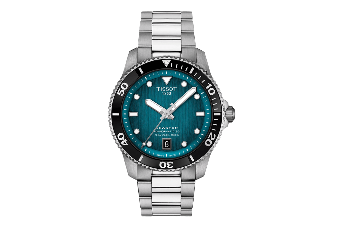 <strong>Best <strong>Overall</strong></strong> <strong>Sub-$1,000 Dive Watch: Tissot Seastar 1000 Powermatic 80 (40mm)</strong>