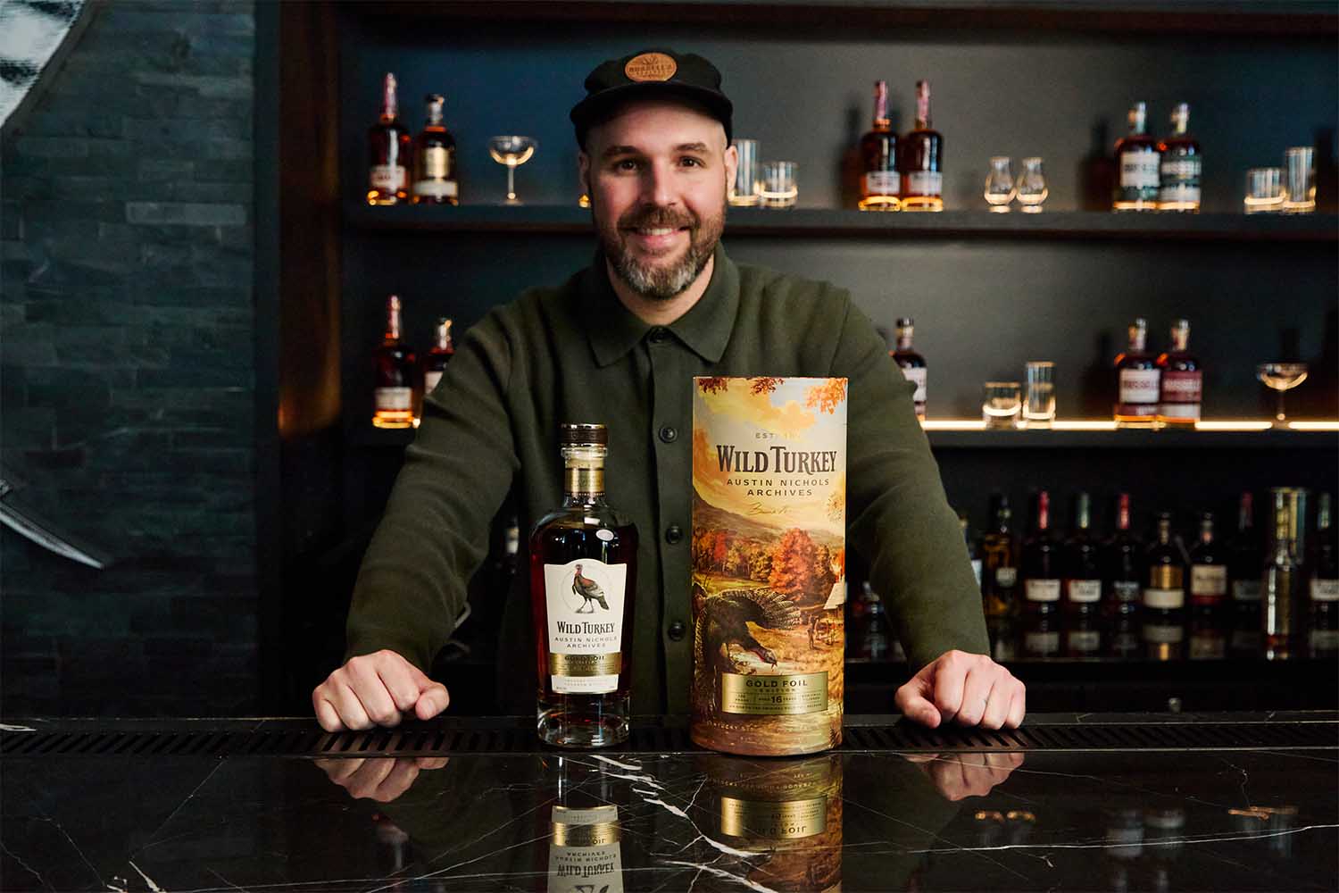 Associate Master Blender Bruce Russell and the new Wild Turkey Gold Foil Edition