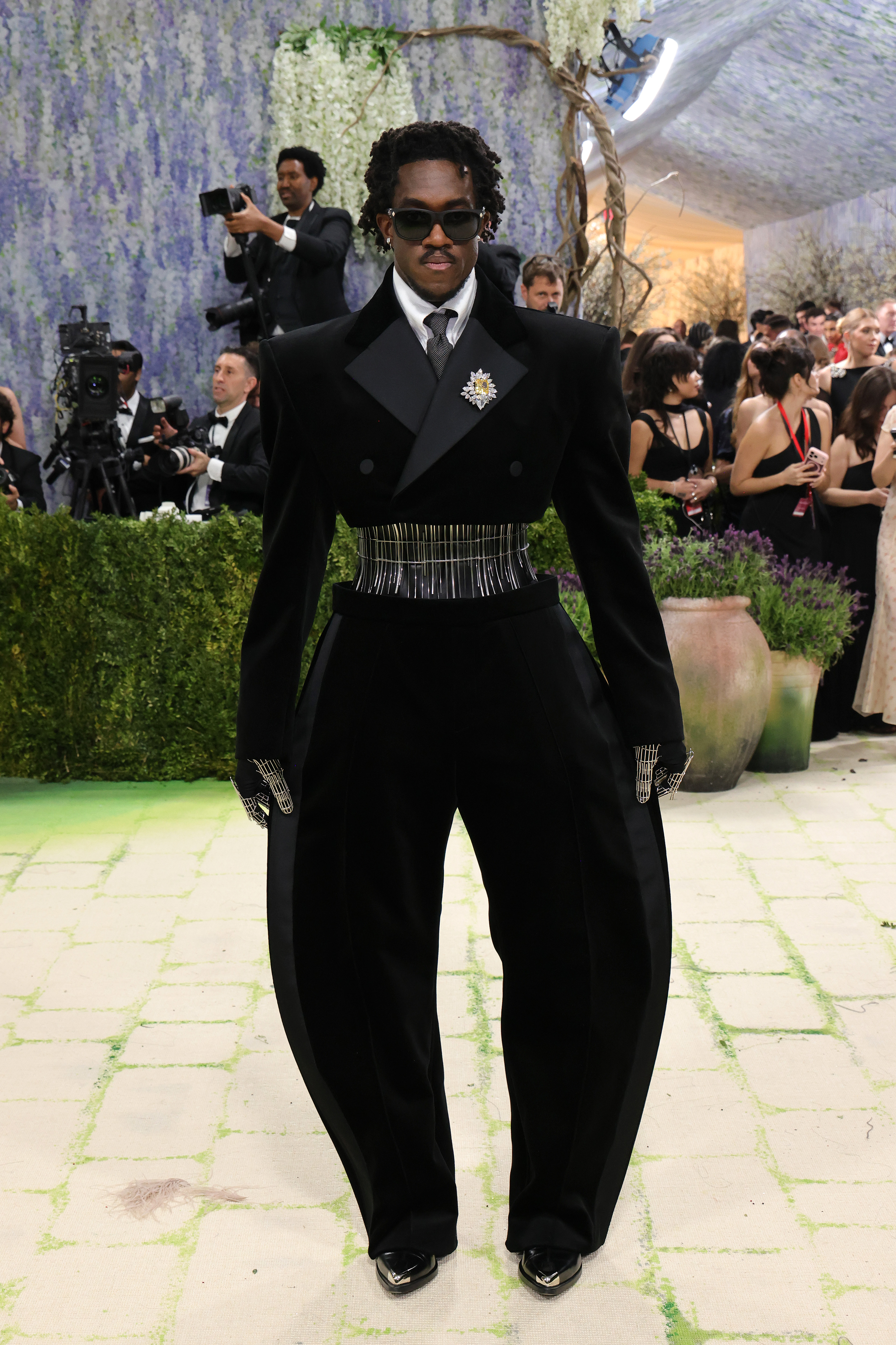 Wisdom Kaye attends the 2026 Met Gala wearing Public School