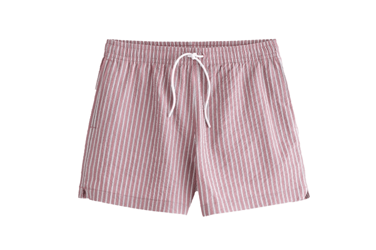 Abercrombie Pull-On Micro-Texture Swim Trunk