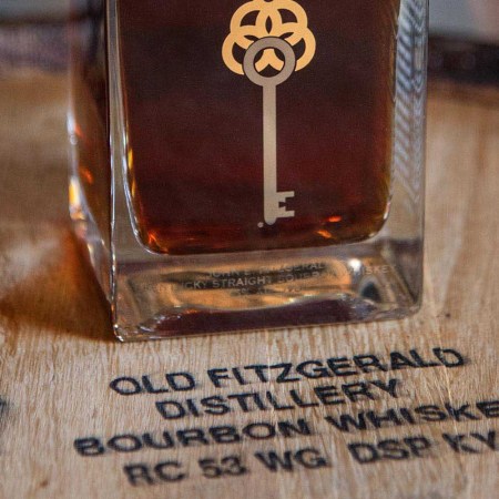 A 20-year-old bottle of Old Fitzgerald, available in an upcoming auction