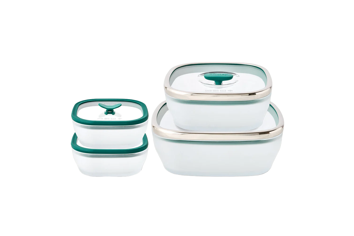Anyday 8-Piece Glass Square Dish Set