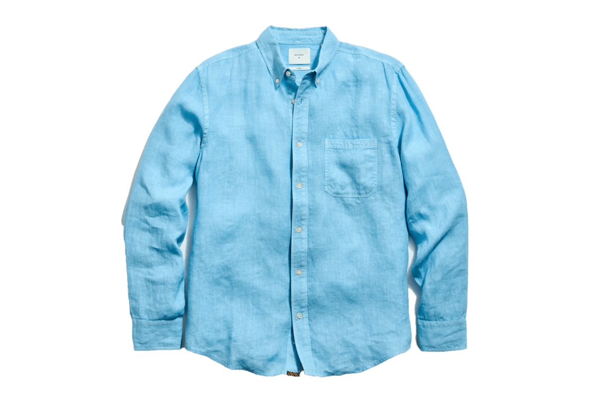 Billy Reid Tuscumbia Linen Shirt Button Down
