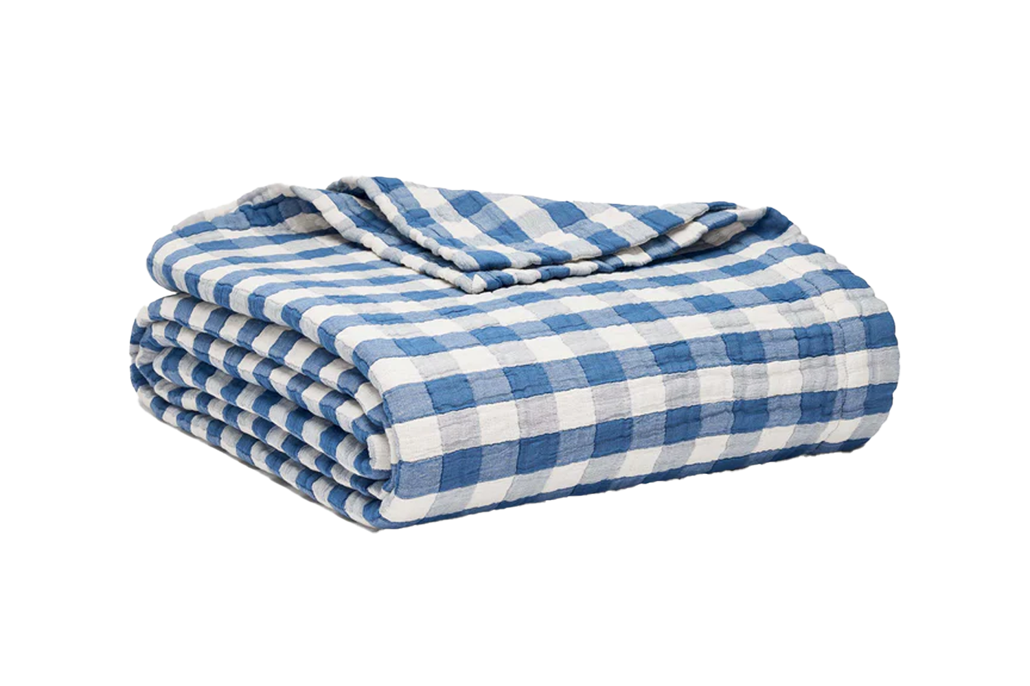 Brooklinen Breezeweave Cotton Gingham Bed Blanket
