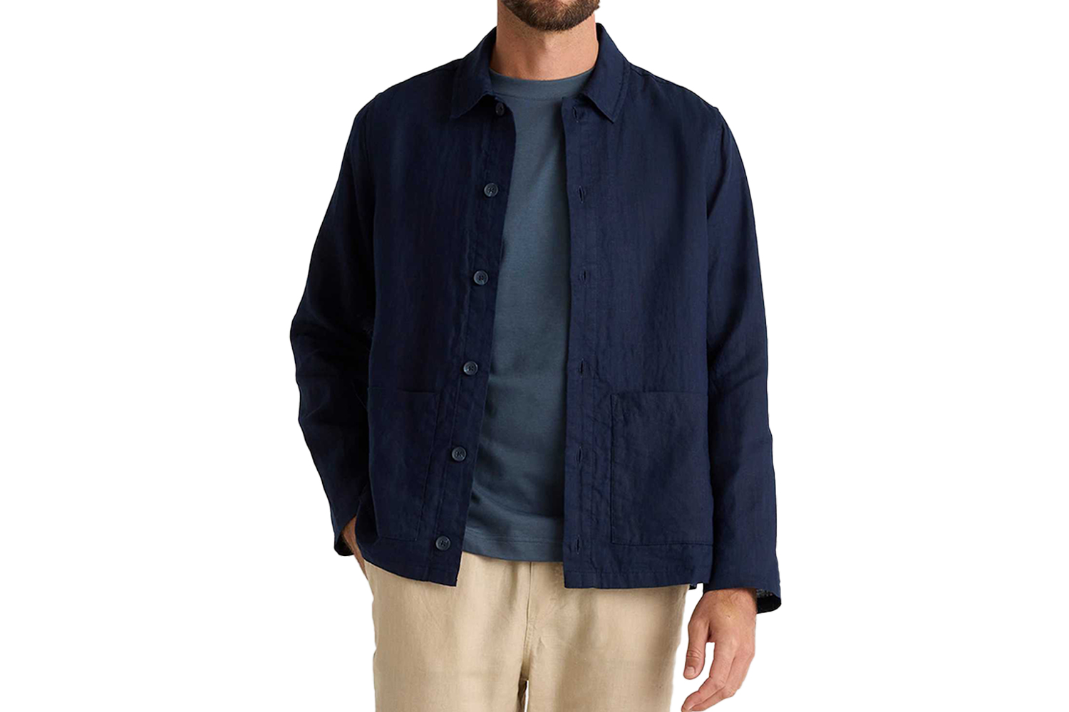Quince 100% European Linen Chore Jacket