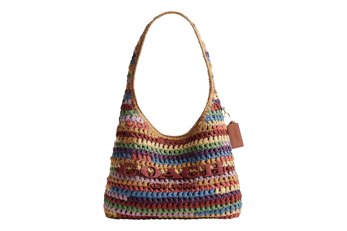 Coach Brooklyn Shoulder Bag 28 in Straw