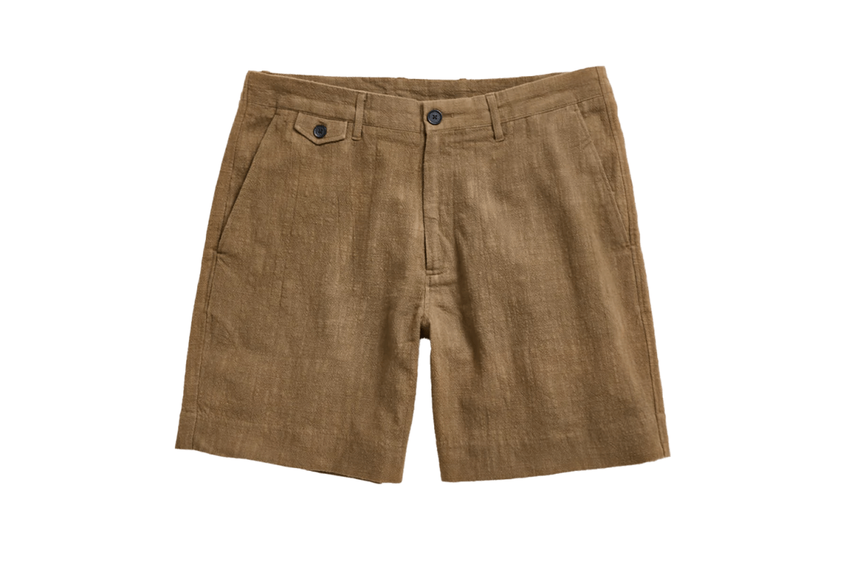 Billy Reid Slub Cotton Moore Short