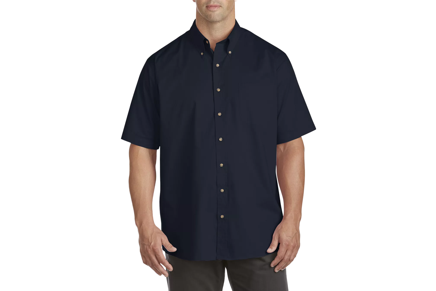 Harbor Bay Easy-Care Solid Sports Shirt
