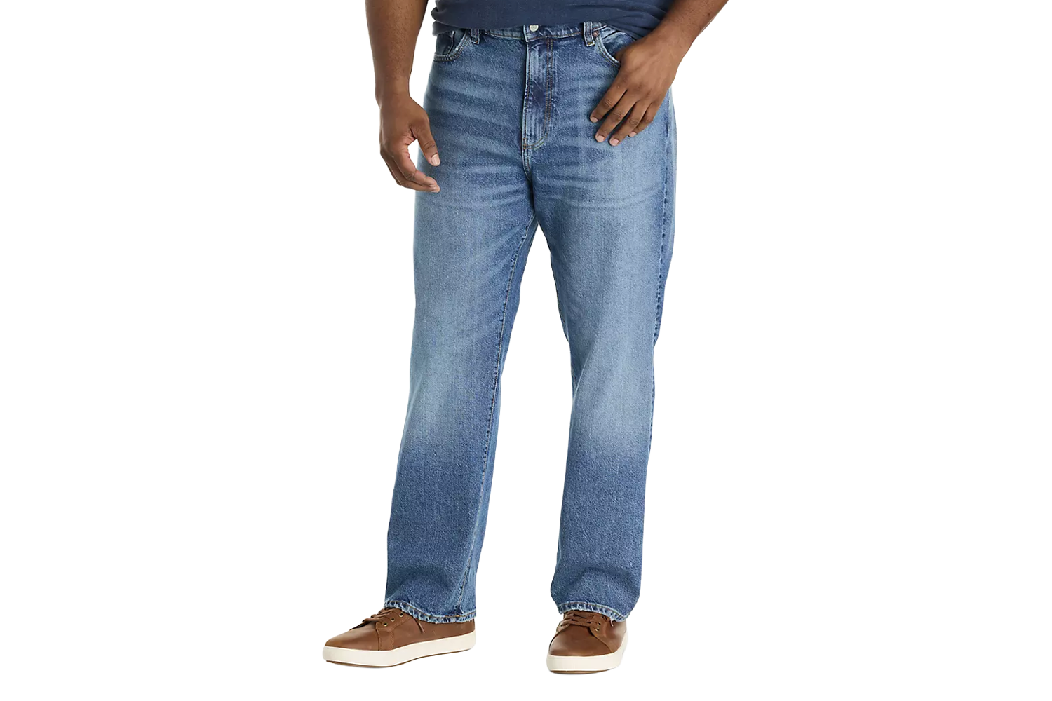 Lucky Brand Langham Relaxed-Fit Straight-Leg Stretch Jeans