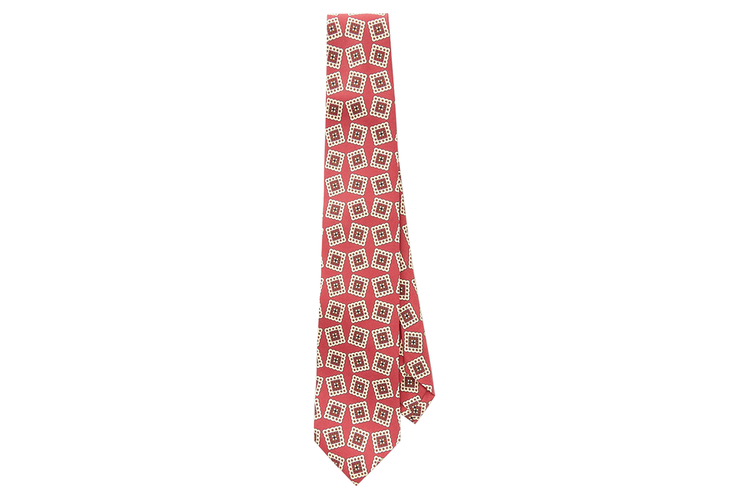 Drake’s 7cm Medallion Silk-Habotai Tie