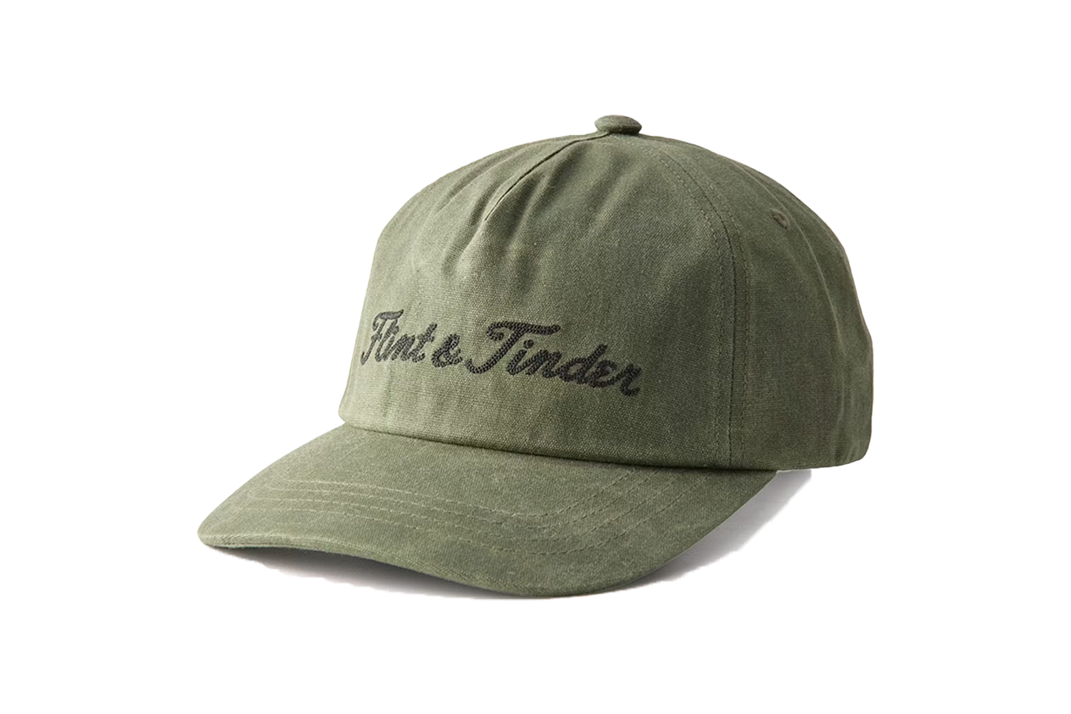 Flint and Tinder Waxed Canvas Chain-Stitched Hat