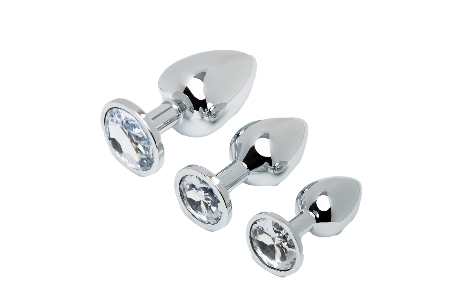Lovehoney Jeweled Metal Butt Plug Set (3 Piece)