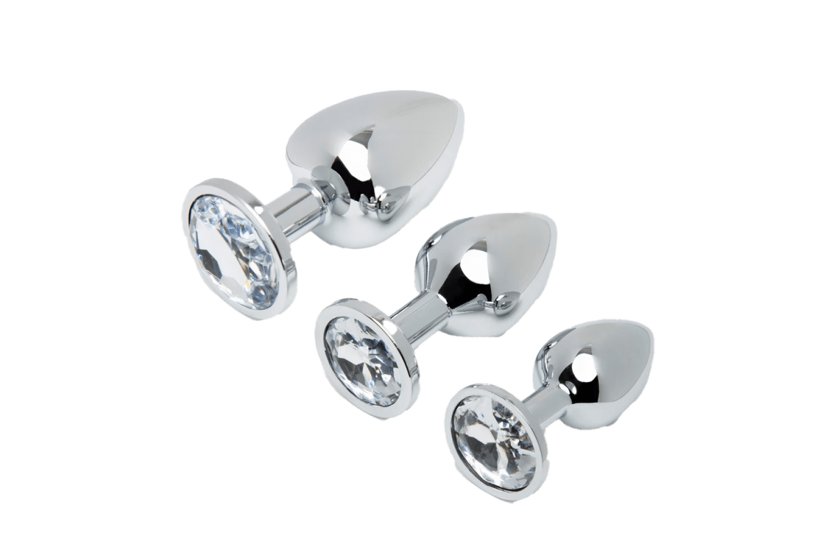 Lovehoney Jeweled Metal Butt Plug Set (3 Piece)