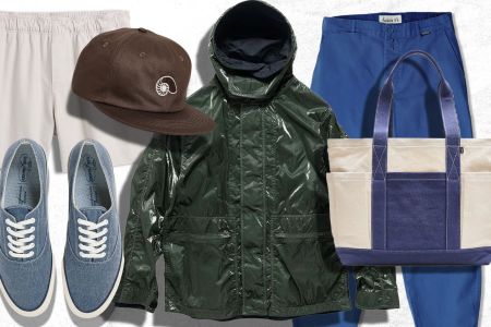 a mix of new menswear items