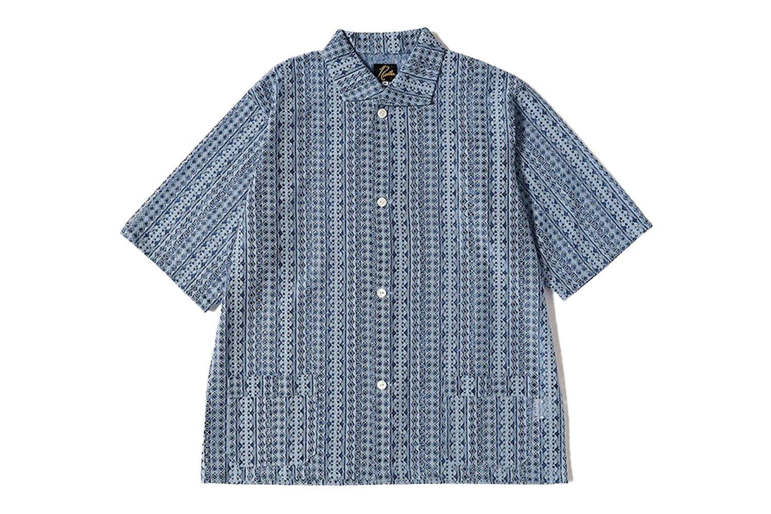 Needles Raschel Lace Short-Sleeve Shirt