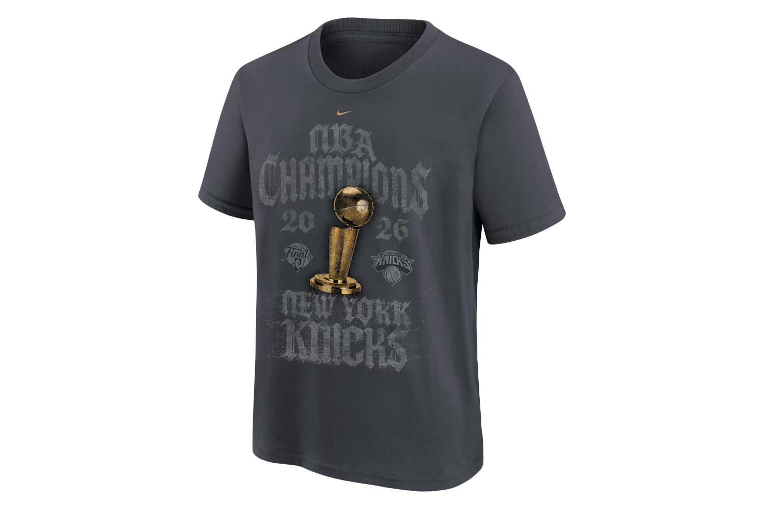 New York Knicks 2026 NBA Champions Nike NBA Locker Room T-Shirt