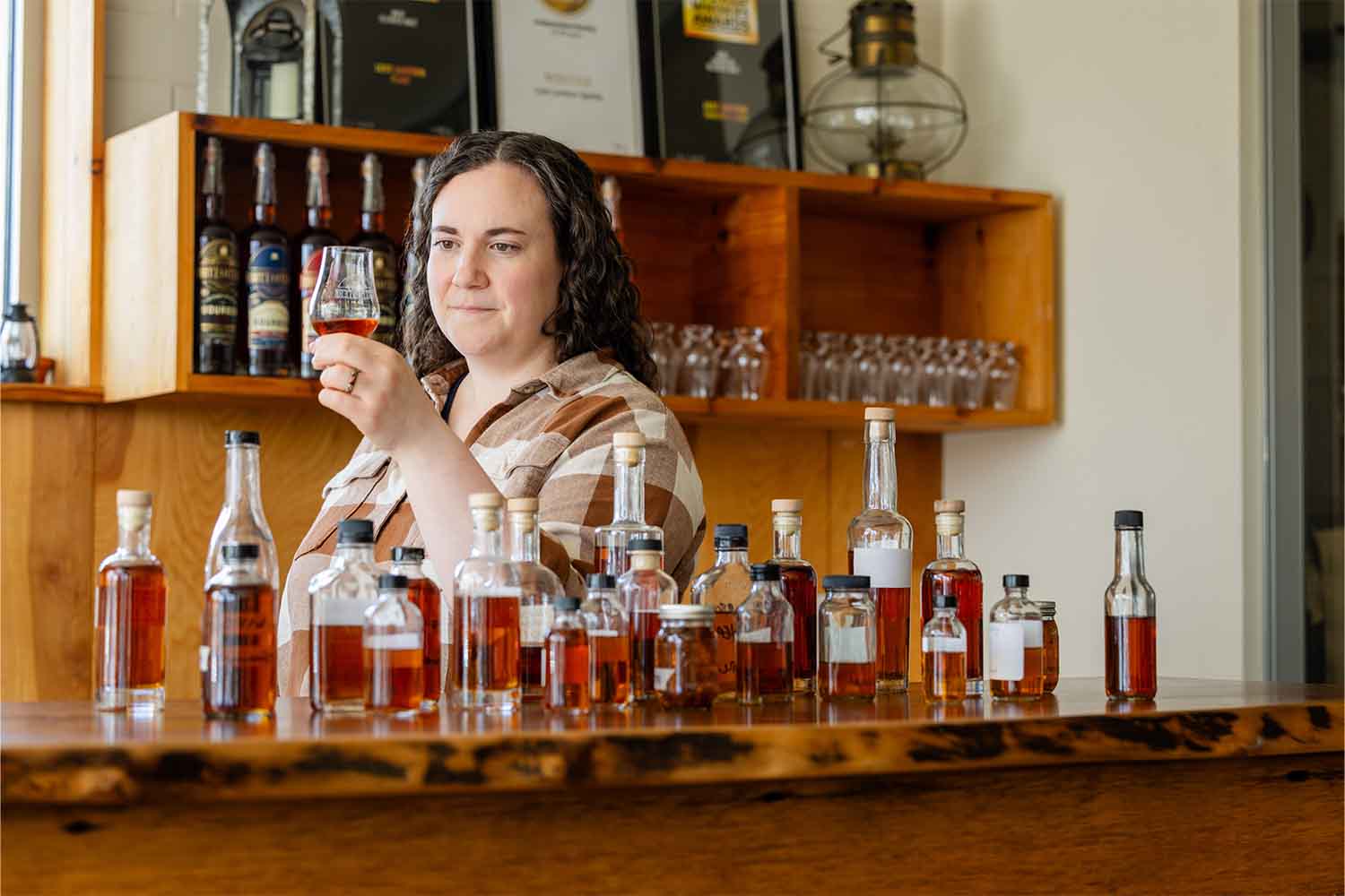 Nora Ganley-Roper, the co-founder and head blender at Lost Lantern