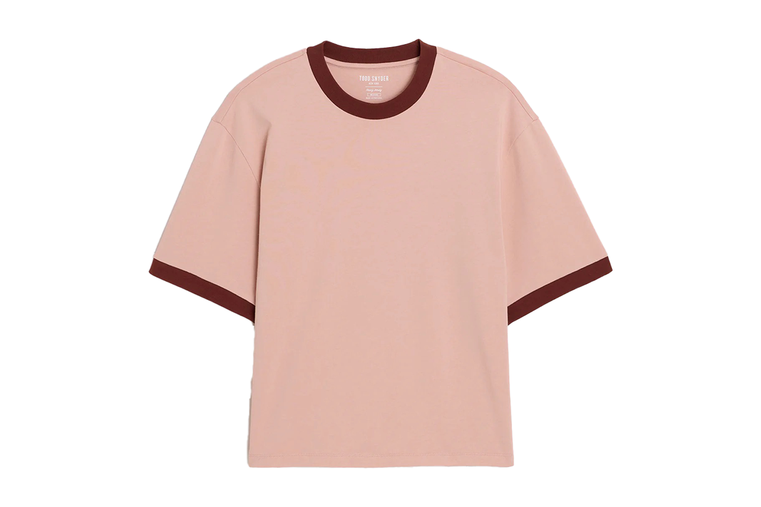 Todd Snyder Boxy Jersey Ringer Tee