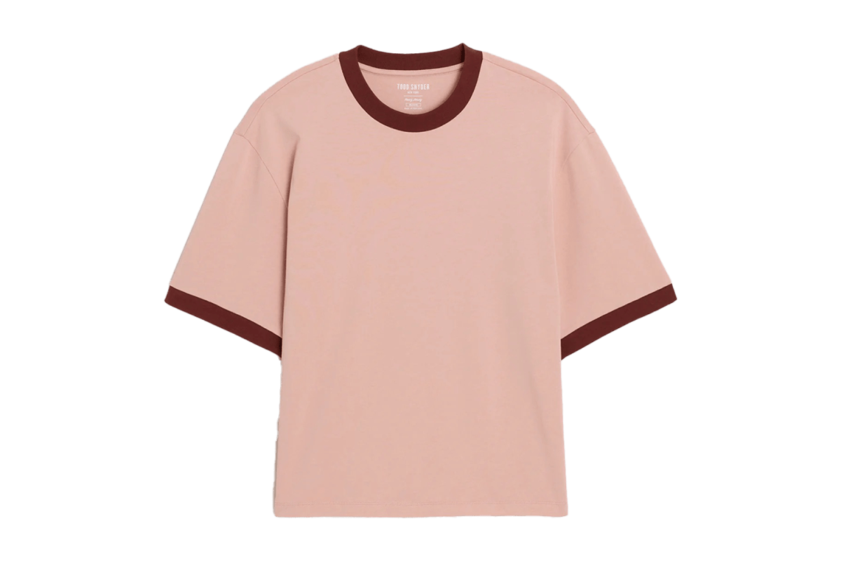 Todd Snyder Boxy Jersey Ringer Tee